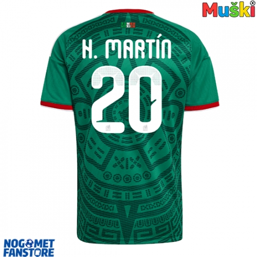 Meksiko Henry Martin #20 Domaci Dres SP 2026 Kratak Rukav